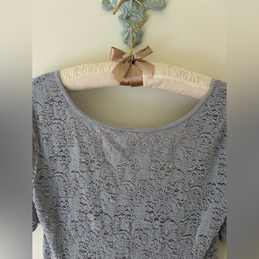 Free People Floral Lace Peplum Blouse
Size: Medium 
Used (Like New) - Picture 2 of 9
